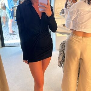 Jacquemus Black Long-Sleeve Dress